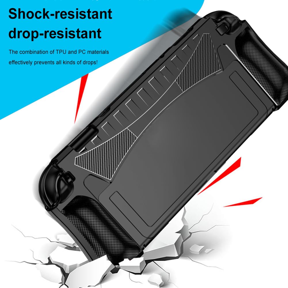 LYEAA Funda de protección ergonómica para consola NS2 TPU (negro)