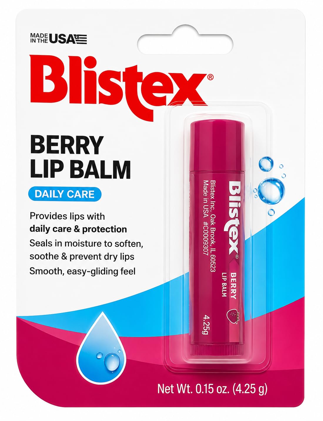 Blistex Berry Lip Balm, 4.25 g | Moisturising Lip Balm for Dry & Chapped Lips | Daily Lip Care & Protection | Berry Flavour-image-32