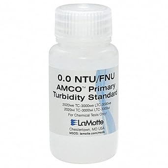 LaMotte 1480 Turbidity Standard ISO and EPA for 2020/TC-3000 Turbidity Meter, 0 NTU, 60 mL Volume