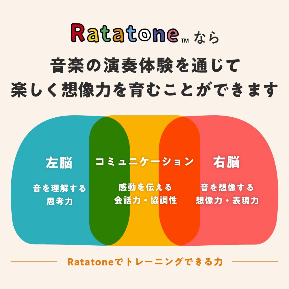Amazon.co.jp: 【保育士推奨】(Ratatone) | 3歳から遊べる知育楽器 | 3