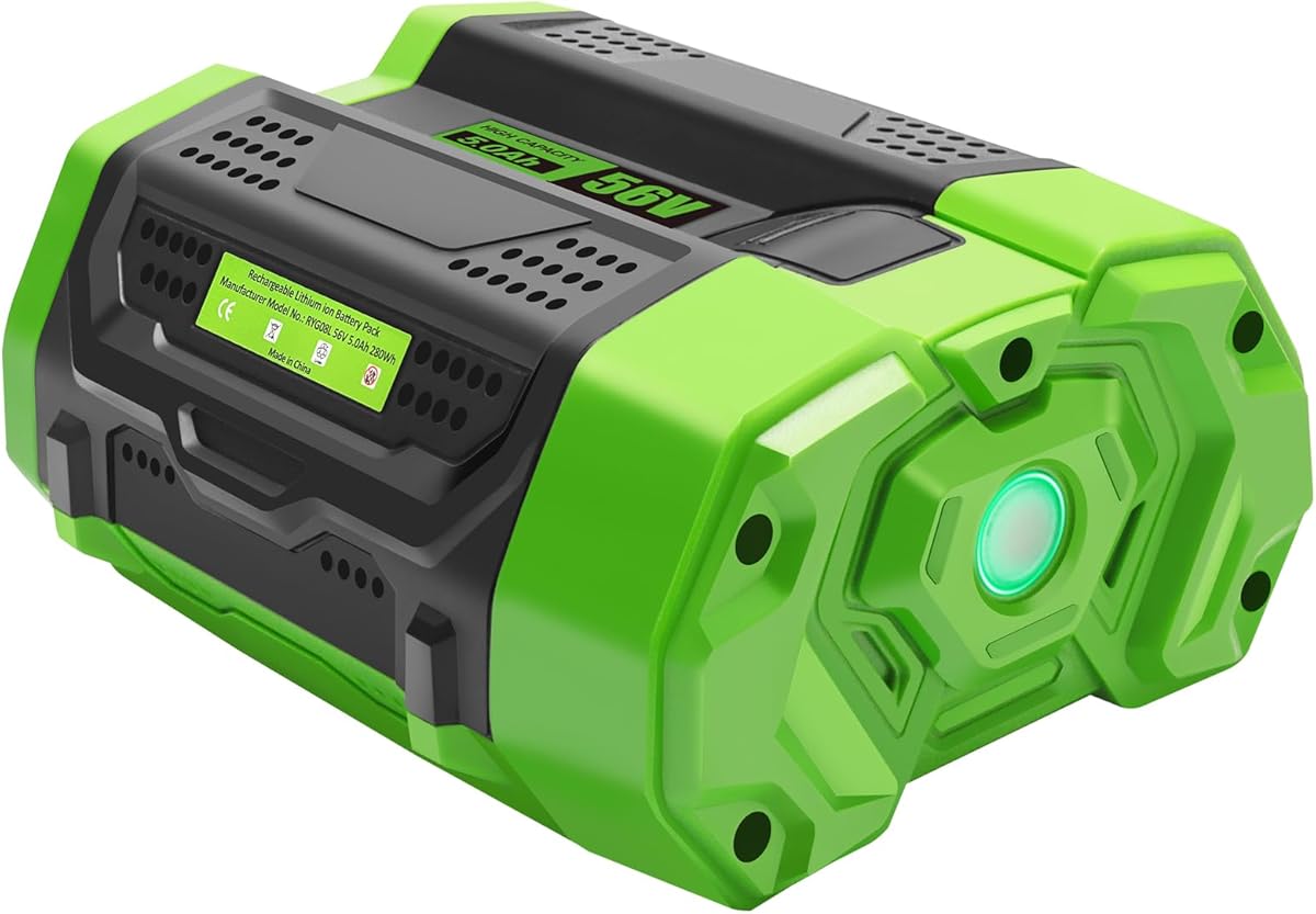 waitley 56V 5.0Ah Replacement Battery Compatible with EGO 56-Volt Battery BA2800T BA2800 BA4200 BA1400 CS1604 CS1804 Power Cordless Tools(Not Made in EGO)