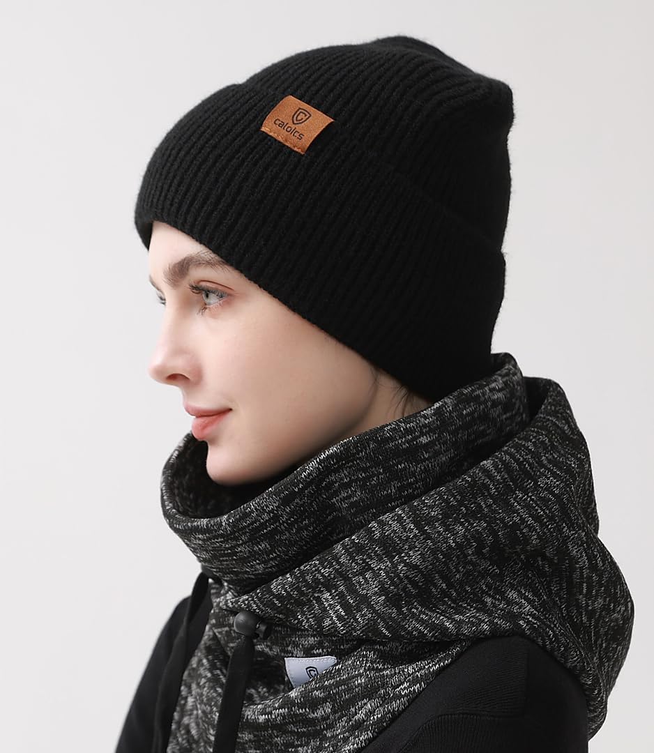 Balaclavas for Men and Women - Wind-Resistant Winter Face Mask,3-Piece Set(Thermal Face Mask,Brimless Hat,Neck Gaiter)