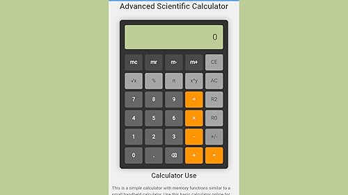 Advanced Scientific Calculator