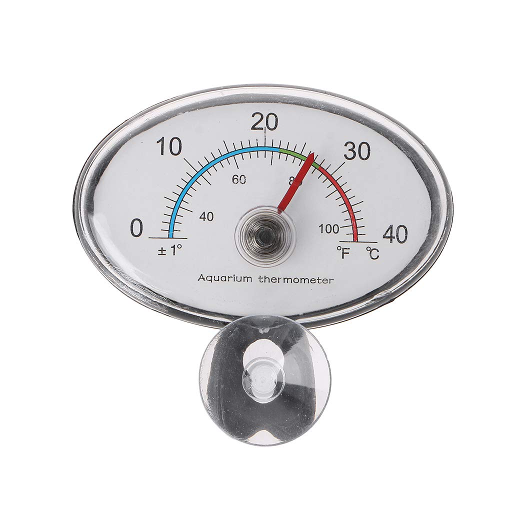 ljhnba Aquarium Thermometer Digital Submersible Fish Tank Thermometers with Suction Cup Waterproof No Wire Aquarium Fish Tank Thermometer