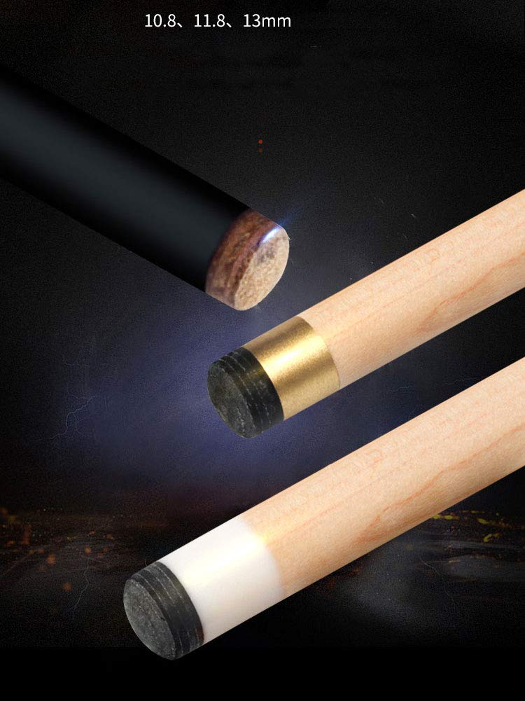 YRU Stecca da Biliardo, 145CM Fatto a Mano 1/2 American Nine Segnalini 19-20oz Billard Scatta per Piscina con Estensione/Protezione Congiunta