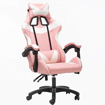 office chair gaming chair computer chair High Back Gaming Chair Racing Game Chair,Andrgonomic Swivel Computer Chair with Headrest Footrest,Height Adjustable Gamer Chair PU Leather Office Cha