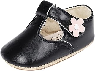 Sapatos para meninas tamanho 8 sapatos infantis bebê menina decoração flor couro princesa sapatos sola macia sapatos infantis