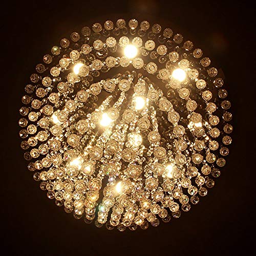 Suspensions de hall d'escalier en cristal LED pour un éclairage architectural - 7