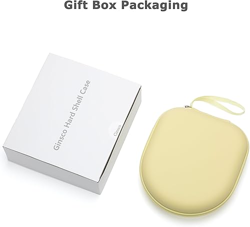 Vista 50 de Ginsco estuche portátil con bolsillo de almacenamiento para Sony MDR-XB950B1, XB650BT, Sennheiser HD202, Bose AE2w, Grado SR80.