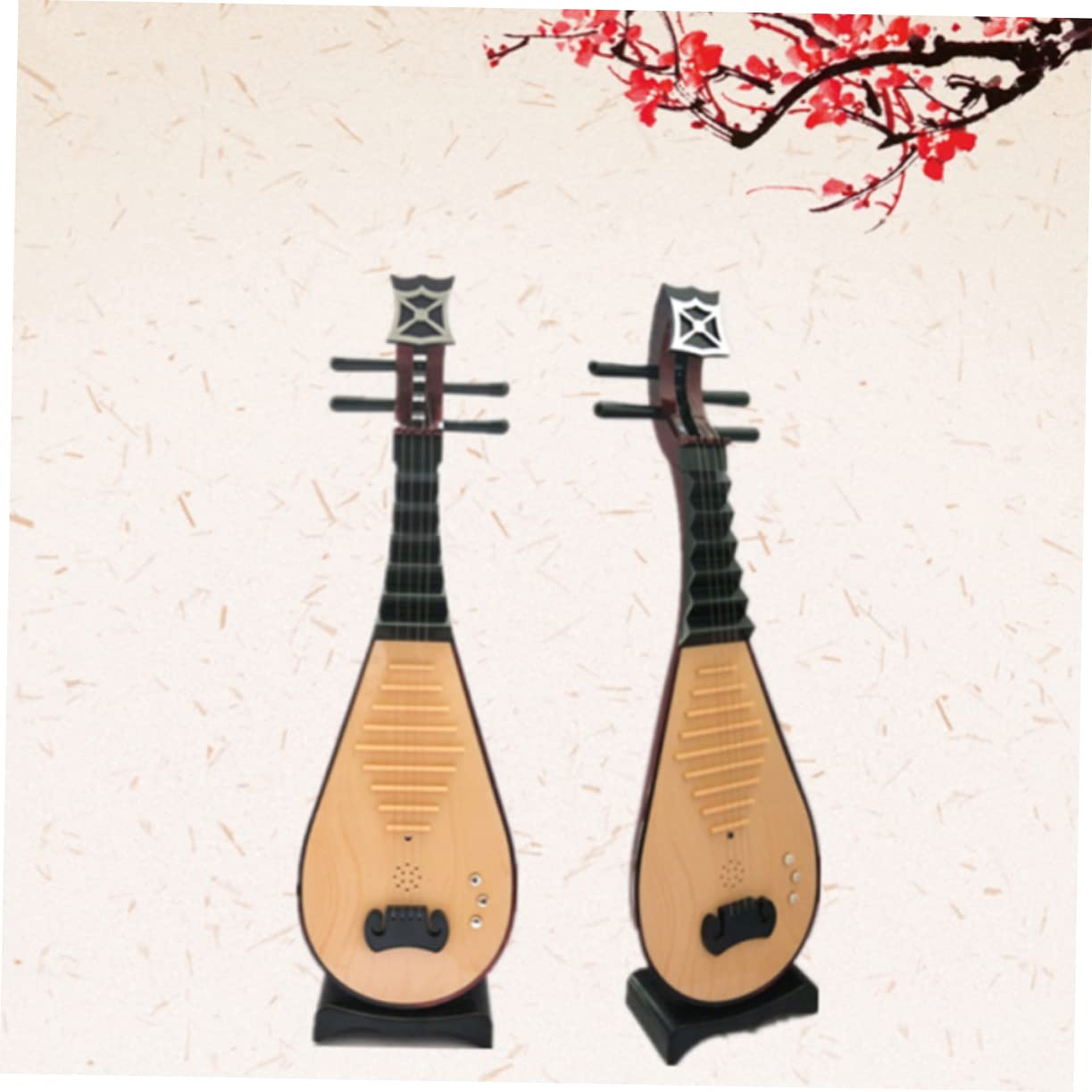 ifundom Chinesisches Lautenmodell Im Vintage-Stil Nachbildung Eines Instruments Simulationsinstrument Für Fotos Requisite Für Traditionelle Chinesische Kleidung