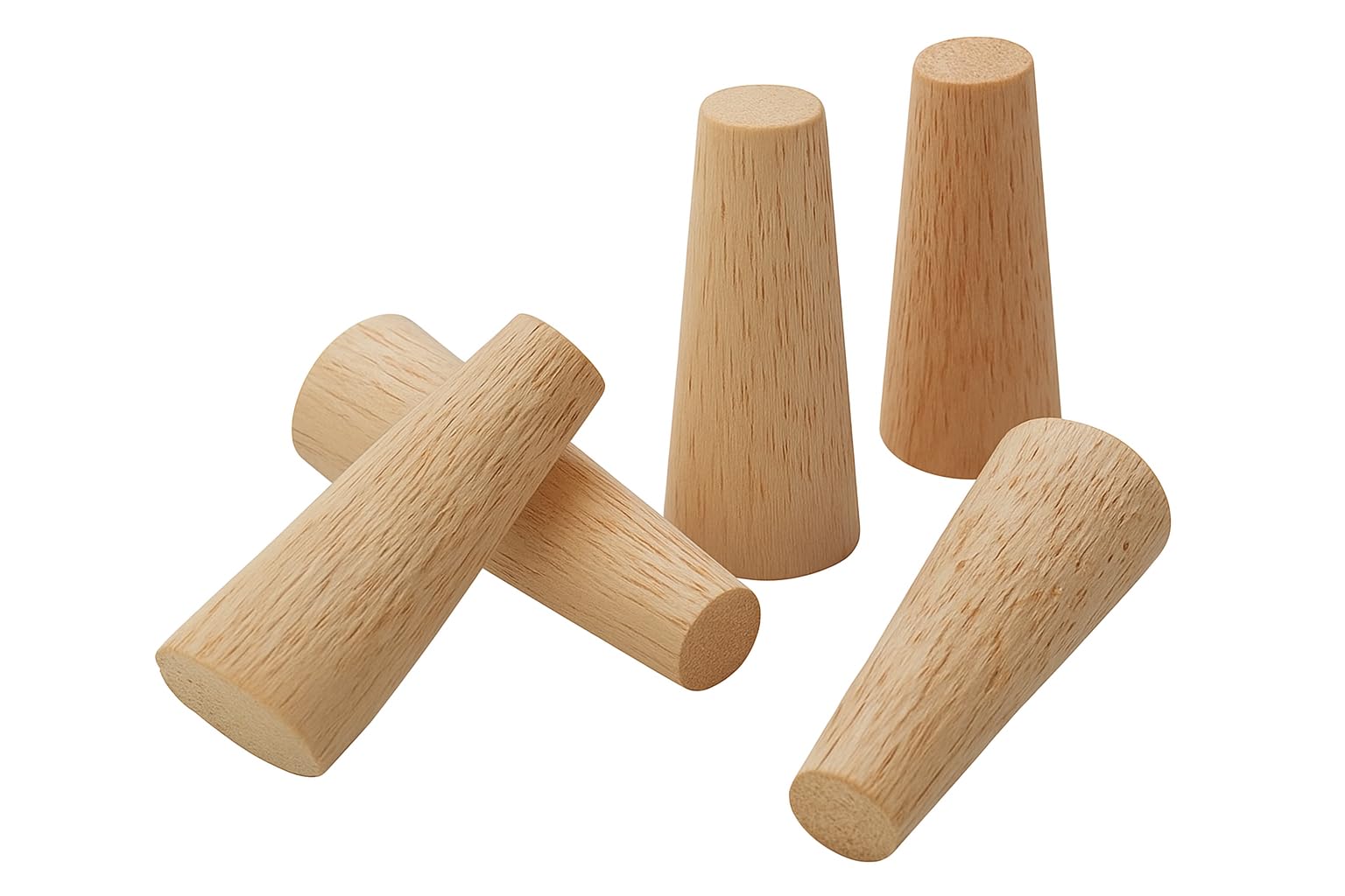 Chabrias Ltd Softwood Spiles – Bag of 50 | 38mm Porous Cane Wood Spile Pegs | Cask Ale Venting Plugs for Firkin Kegs & Homebrew Conditioning