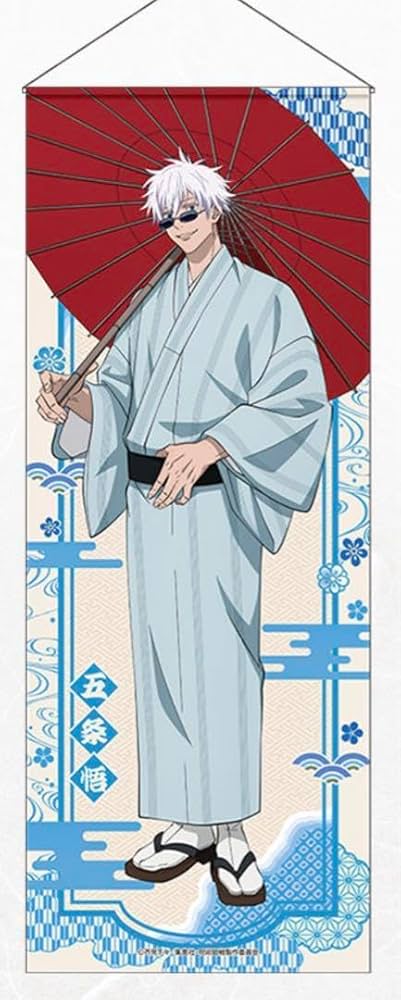 呪術廻戦　じゅじゅ探訪　京都　五条悟　ビッグタペストリー　和服　タペストリー 呪術廻戦 じゅじゅ探訪 京都 五条悟 ビッグタペストリー 和服