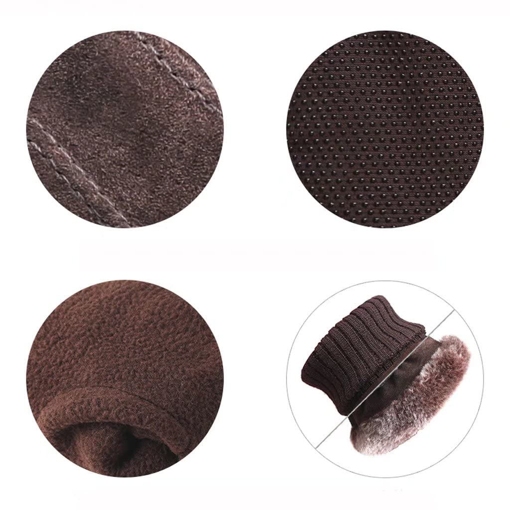 Guantes térmicos Antideslizantes Guantes de Invierno Guantes para Correr con Pantalla táctil, Guantes con Forro cálido para Deportes Ciclismo Senderismo Caminar Montar en Bicicleta