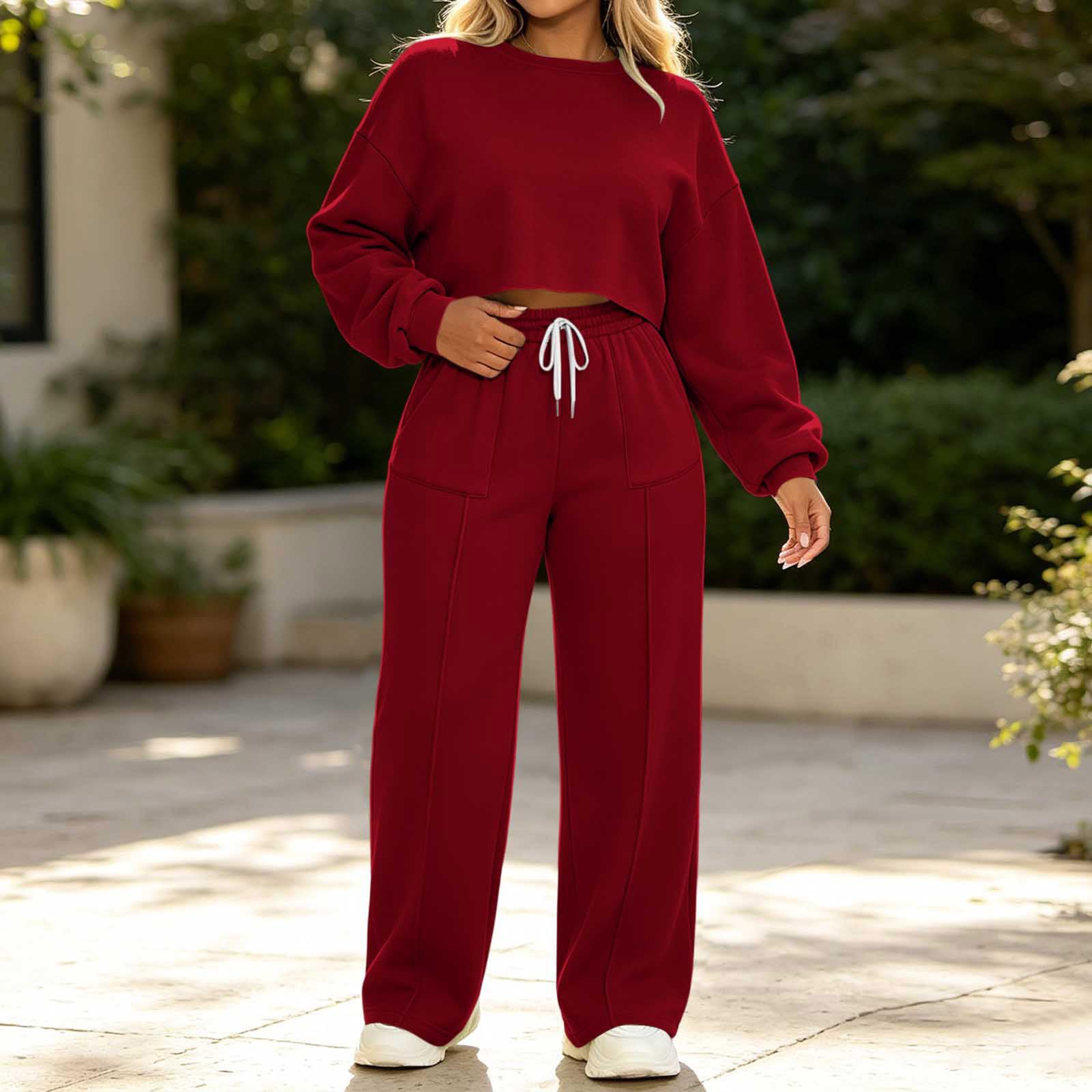 Chandal Mujer Completo,Ropa Deportiva con Sudadera y Pantalon Chandal