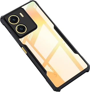 CEDO Backcover for Vivo T2X / Y56 / Y16 (5G) | Camera Protection Shockproof Bumper-Edge | Acrylic Crystal Clear 360 Degree... Price In India