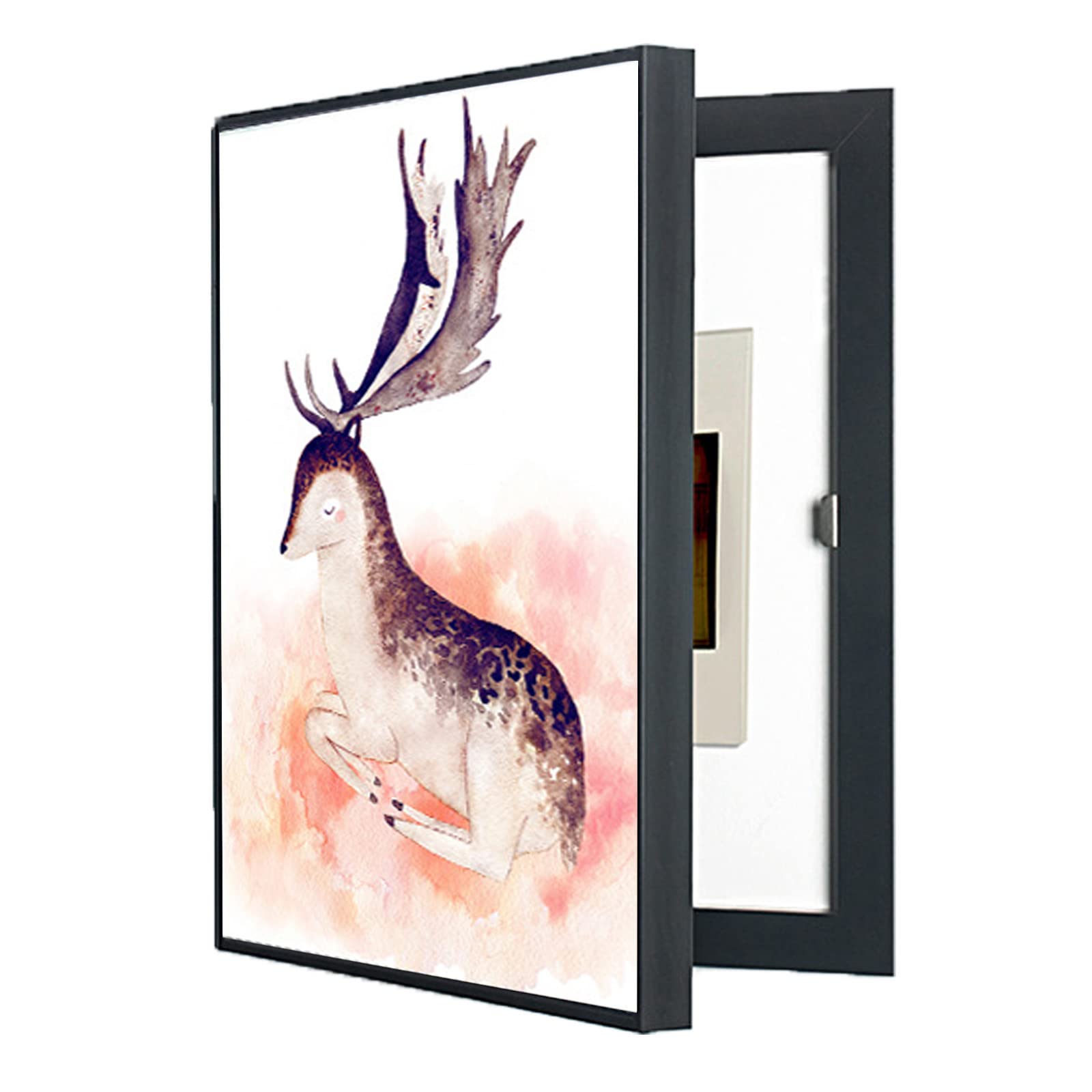 ZMQU Electric Meter Distribution Box Decorative Painting Cover Multiple Sizes Flip(J,40 * 50cm)