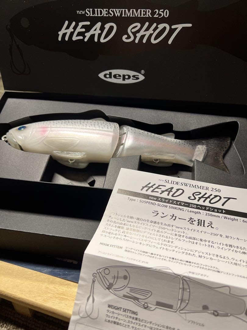 デプススライドスイマー250 ヘッドショット ミッドナイトトラウト デプススライドスイマー250 ヘッドショット ミッドナイトトラウト