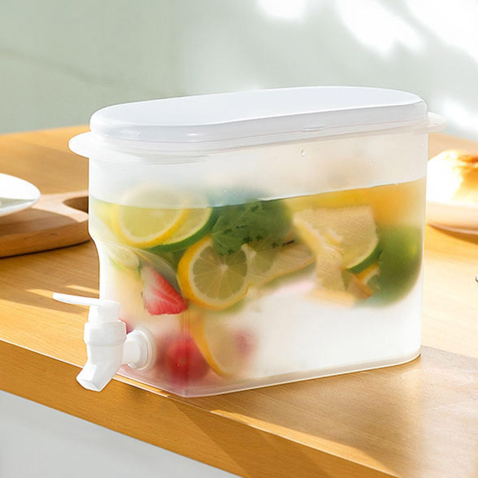 Distributore Di Bevande Per Frigorifero | Dispenser Per Contenitori Per Bevande Da 3,5 Litri Con Rubinetto | Dispenser Di Bevande Per Teiera Di Frutta Per Feste, Distributore Di Bevande Per Barattolo