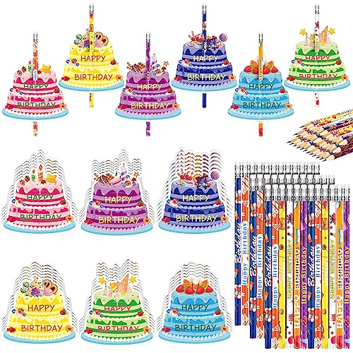Panelee Set de 72 Lápices y Tarjetas de Cumpleaños miniatura 1