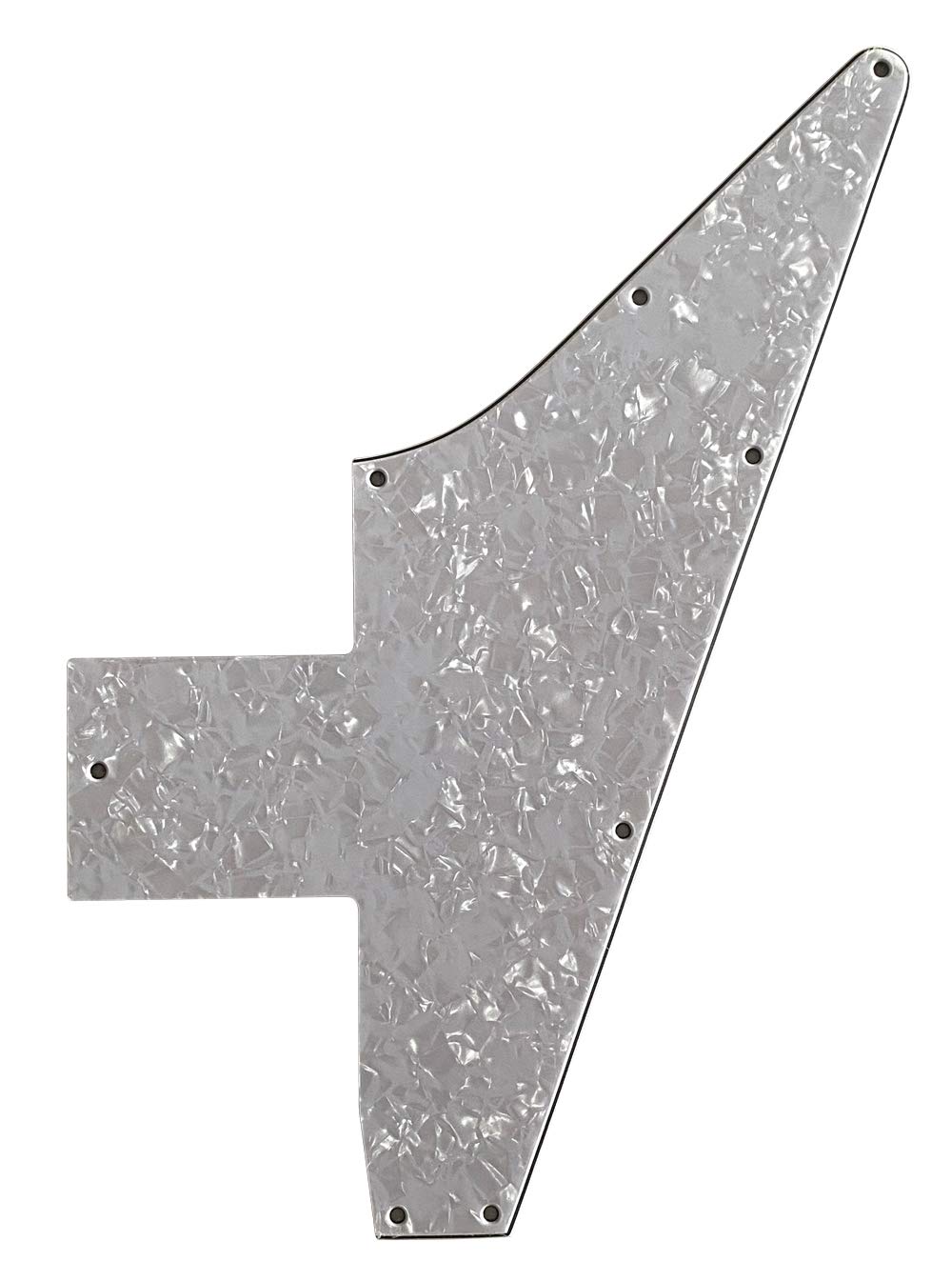 Electric Guitar Pickguard for Gibson Explorer 76 Reissue Blank Style (4 Ply White Pearl)
