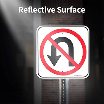 ●NO TURN AROUND Amazon.com: 1PC No Turn Around Driveway Sign, 13 x 9 Inches