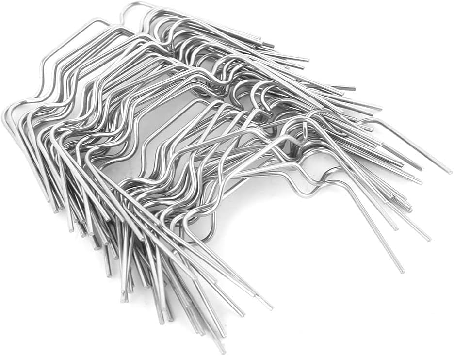 Mini Greenhouse Clips for Hanging 100Pcs Stainless Steel