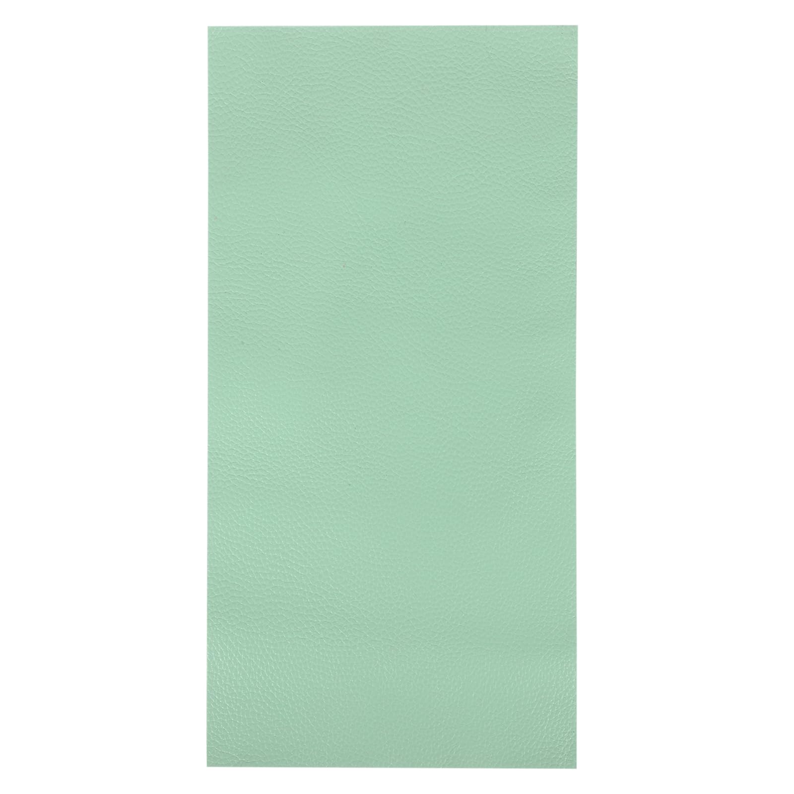 sourcing map Thick Full Grain Leather Sheet, 23.6 x 11.8 Inch Natural Cow Leather 1.5-1.8 mm Fabric Pieces for DIY Craft Furniture Office Belts Notebook Covers,Light Green