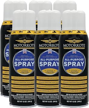 Motorkote MK-30301-12-6PK All Purpose Lubricant Spray, 12-Ounce, 6-Pack