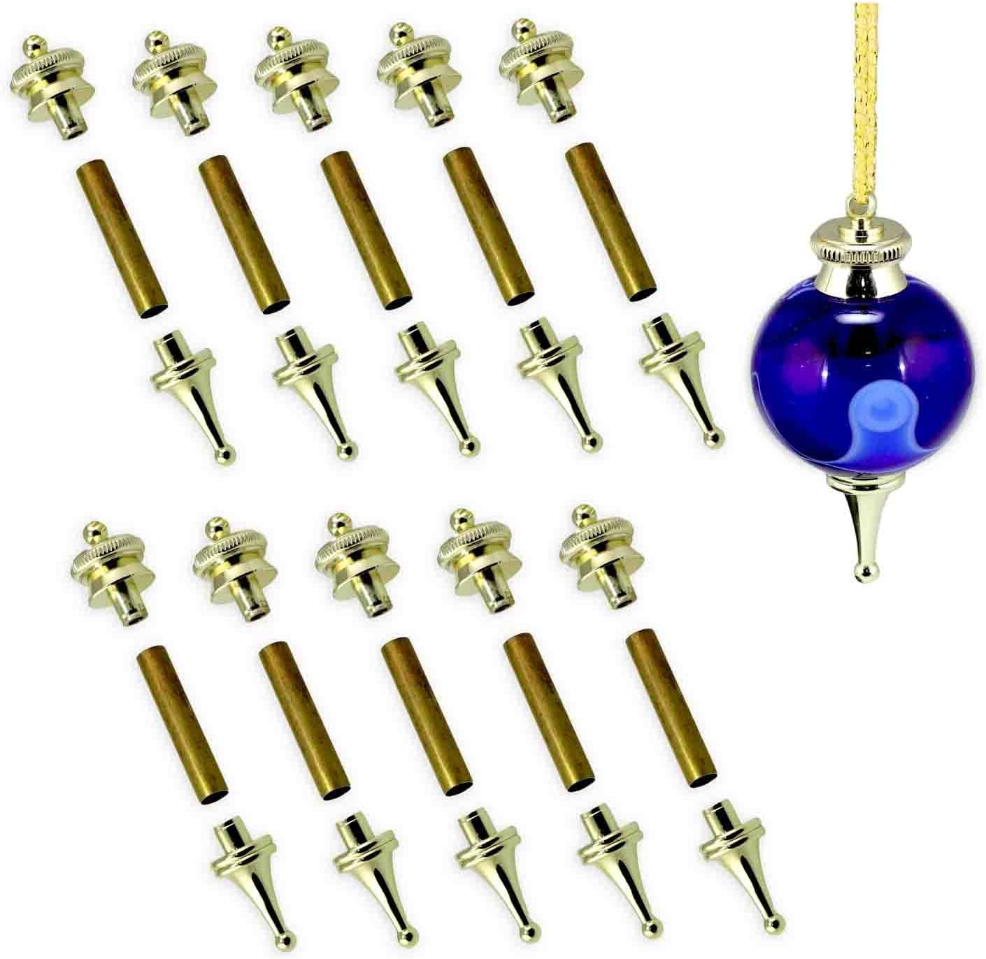 Legacy Woodturning, Classic Ornament Project Kit - Gold Finish, 10 Pack