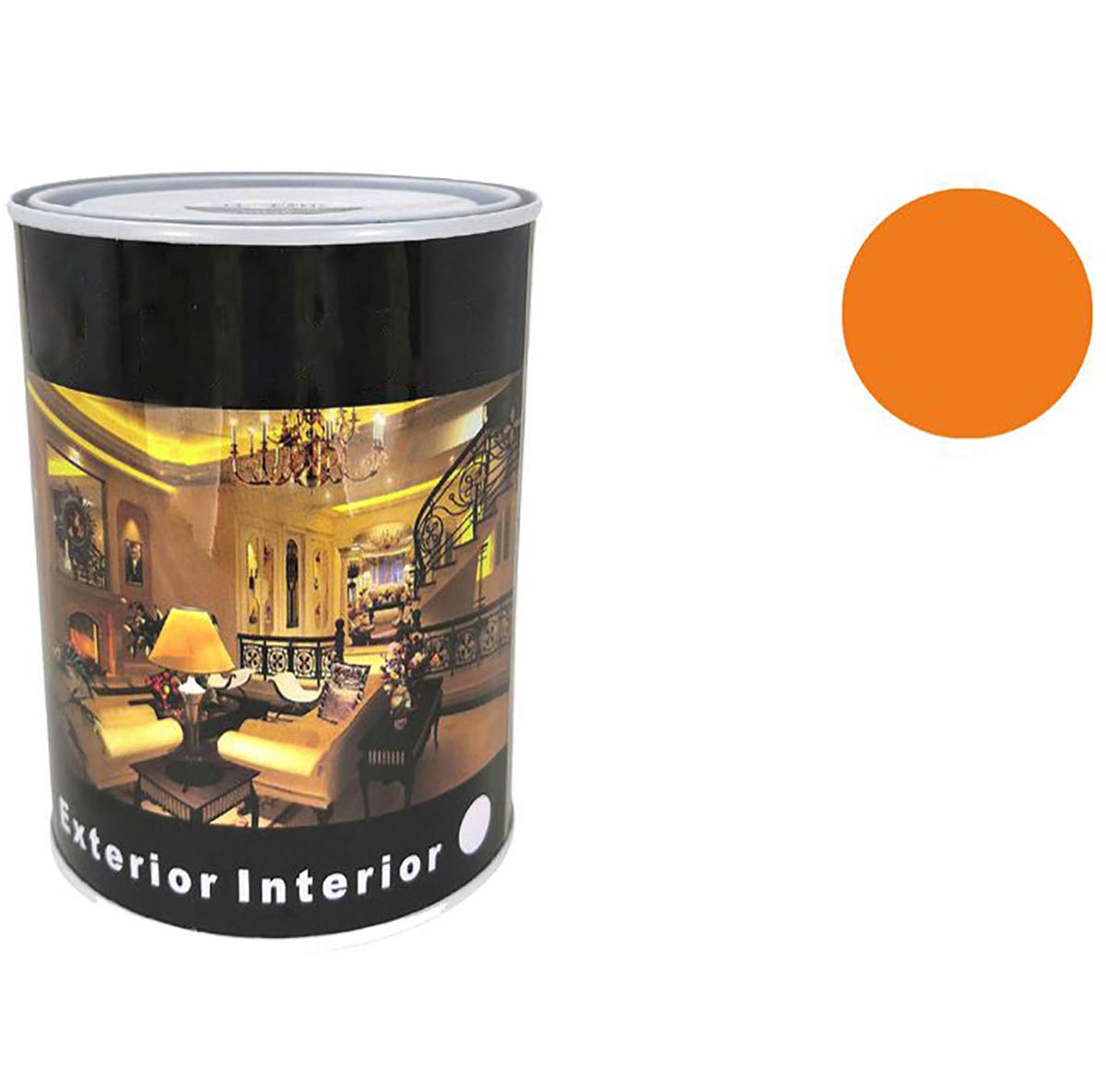 H HANSEL HOME Pintura Esmalte al Disolvente para Madera y Metal, Pintura Alquidica de Rápido Secado para Superfícies Interiores y Exteriores(Negro Satinado, 125 ML) — view 40
