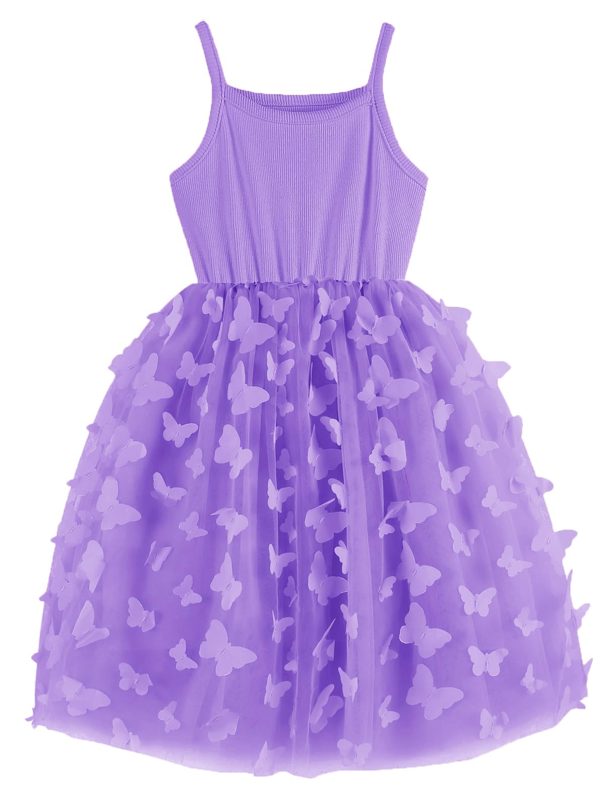 GSVIBK Baby Girls Tutu Dress Sleeveless Toddler Cotton Tulle Skirt Princess Party Prom Dresses