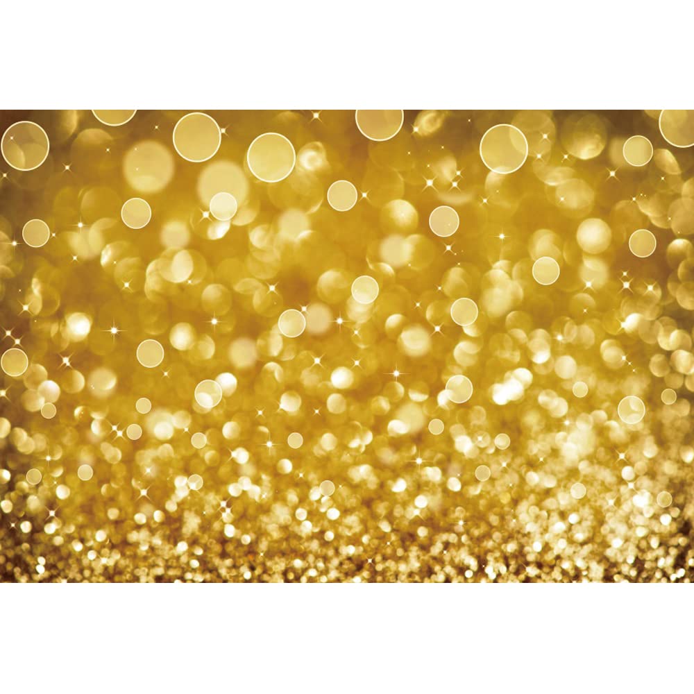 300x250cm Oro Brillante telón de Fondo Oro Burbuja luz Sombra fotografía Fondo bebé Ducha decoración Banner Fiesta de cumpleaños fotografía telón de Fondo