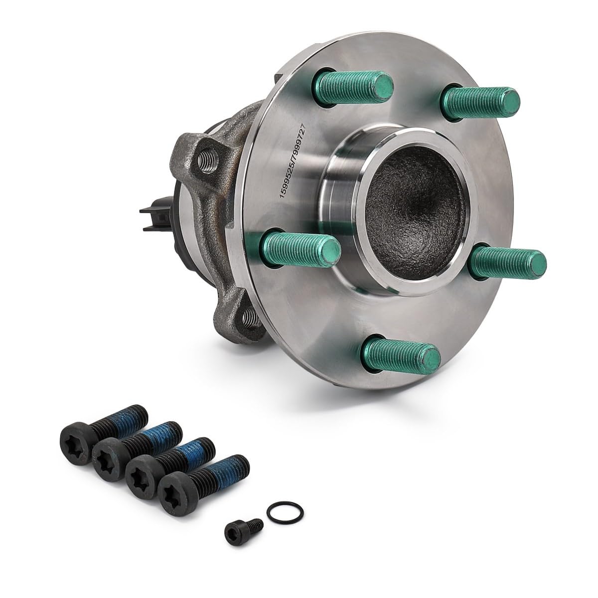 RIDEX 654W0426 Kit cuscinetto ruota con mozzo portaruota con anello sensore magnetico integrato con bulloni/viti Compatibilità con VOLVO V50 545