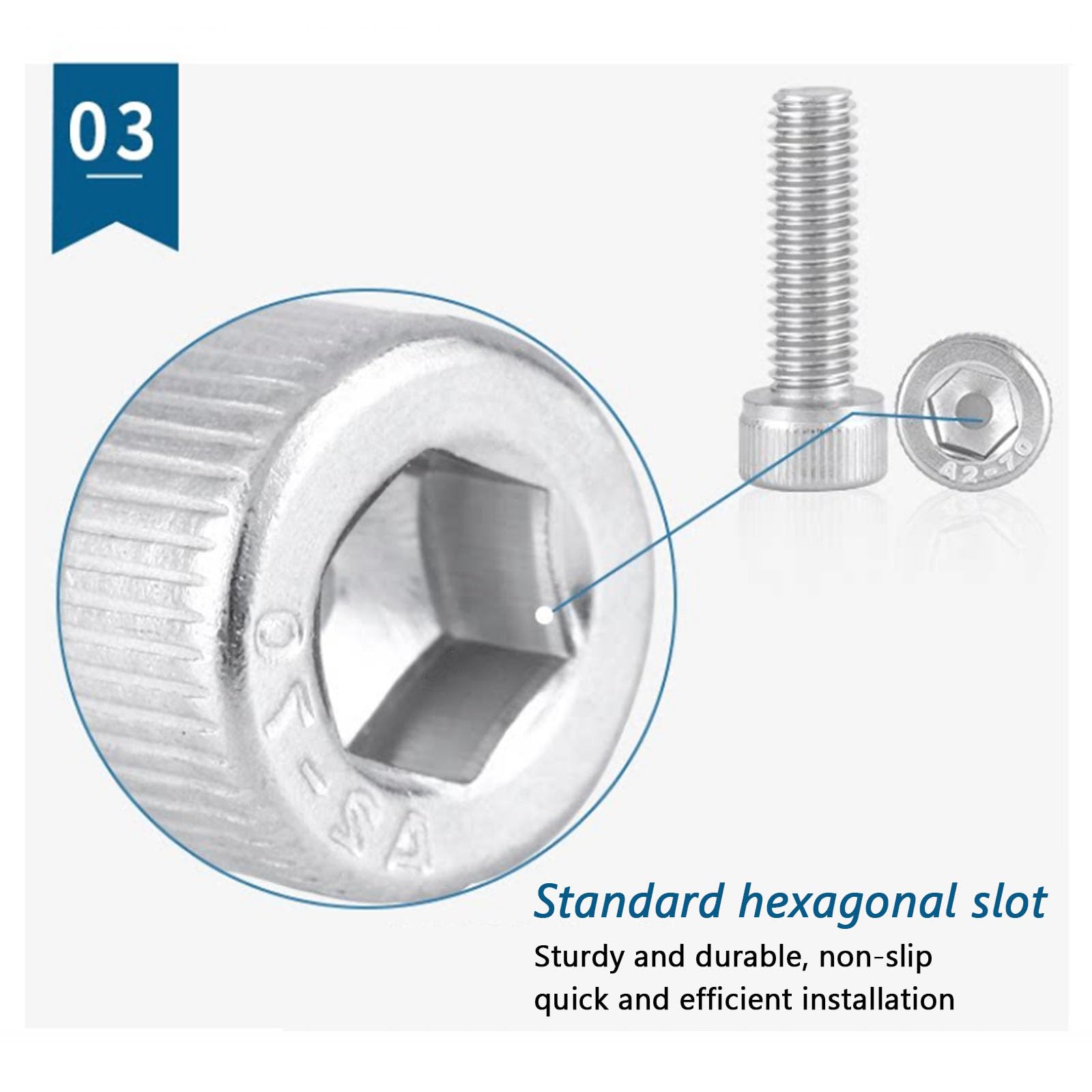 10 tornillos de cabeza de casquillo de acero inoxidable M12 304, 160-200 mm de longitud, tornillos hexagonales para equipos industriales y proyectos de bricolaje, M12 x 200 mm