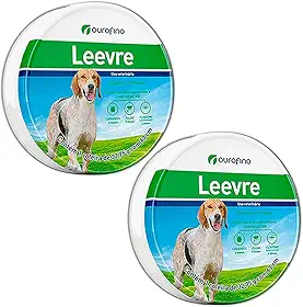 Coleira Leevre Ourofino 63cm Verde Antipulgas E Carrapatos E Protege Contra Leishmaniose 02 Unidades