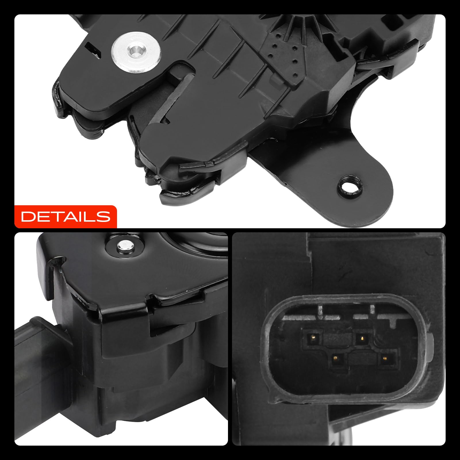 Frankberg Serratura portellone posteriore Portellone posteriore Posteriore destro 4-Poli Compatibile con M.i.n.i Clubman R55 1.4L-2.0L 2007-2014 M.i.n.i Clubvan R55 1.6L 2.0L 2012-2014 Replace# 754459