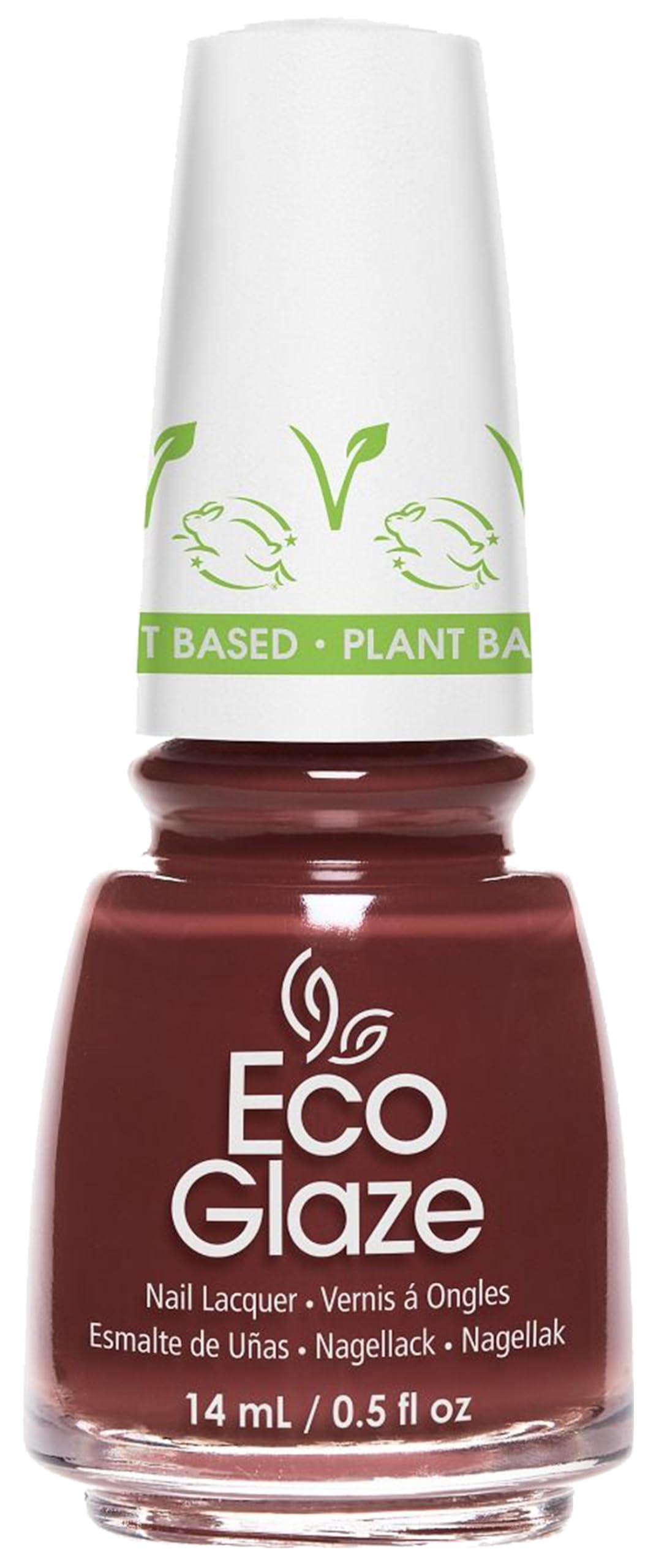 China Glaze EcoGlaze Professional Dolce Dahlia Nail Polish - Quick Dry Eco-Friendly Nail Lacquer for a Gel-Like Finish, 0.5 oz