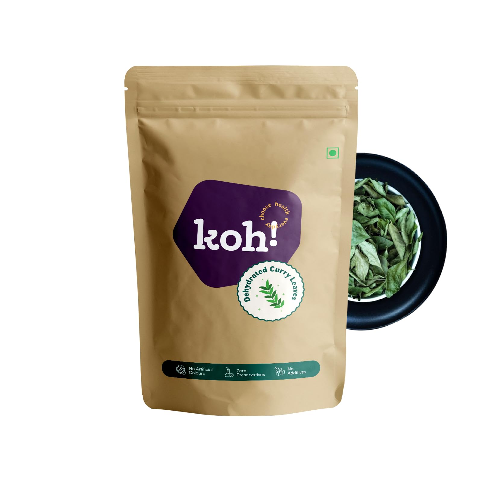 KOH 100% Natural Dehydrated Curry Leaves | Natural Curry Leaves | Rich in Iron | Good for Hair Growth | Low in Cholesterol | Good for Skin & Hair Health | No Preservatives | 10g (B0BQYNXJ8K) Amazon Price History, Amazon Price Tracker