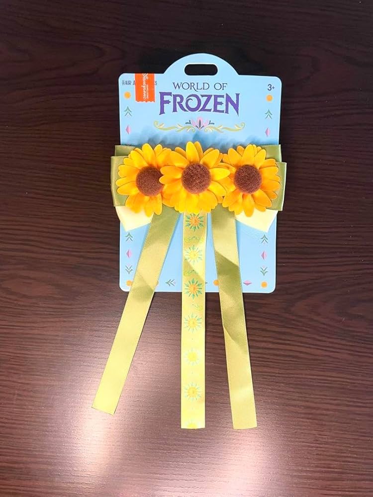 Amazon.co.jp: 日本未発売アナ雪 ひまわりバレッタ＋ショッパー