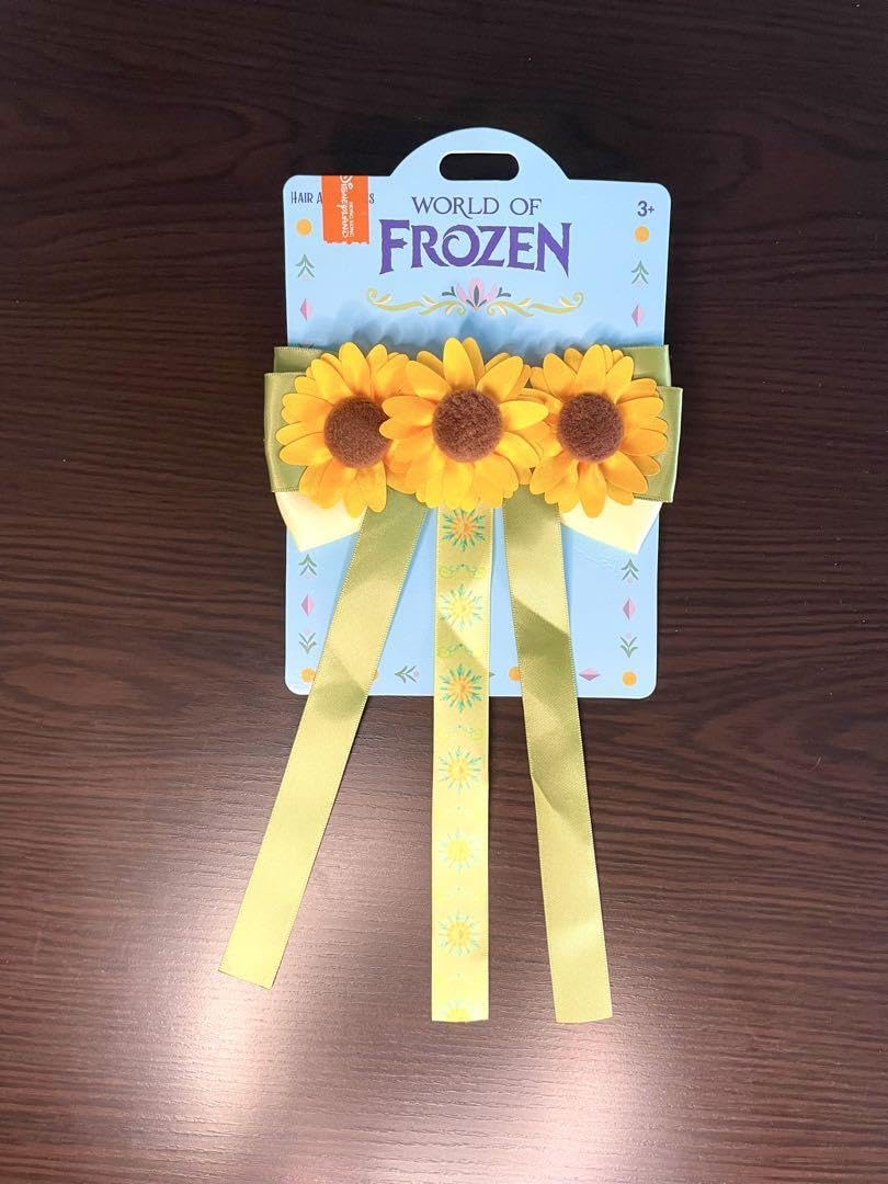 Amazon.co.jp: 日本未発売アナ雪 ひまわりバレッタ＋ショッパー セット