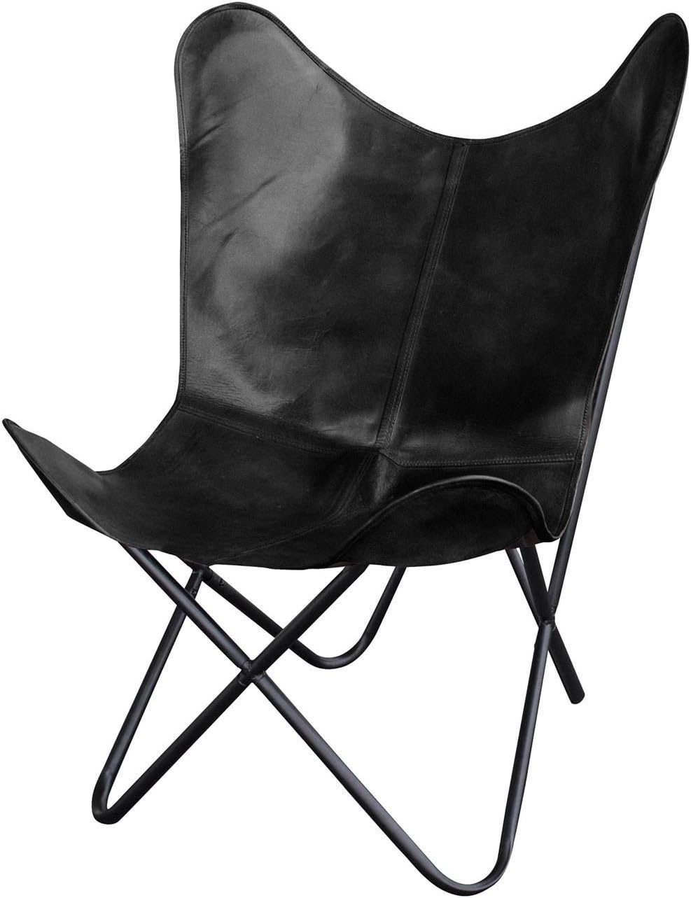 Buffalo Tools BFCLCBLK Butterfly Chr W Lthr Cov Black