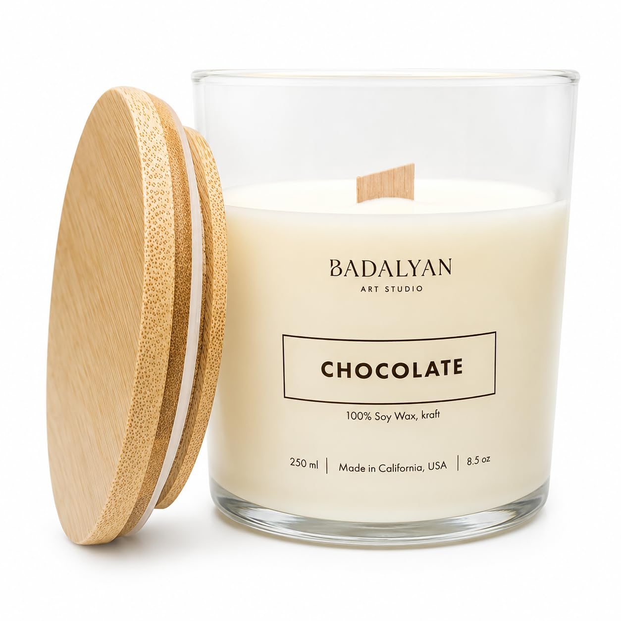 Velas perfumadas, velas de soja con mecha de madera en tarro de cristal, regalos de relajación para mujeres, velas de baño y trabajo corporal para el hogar, velas naturales para