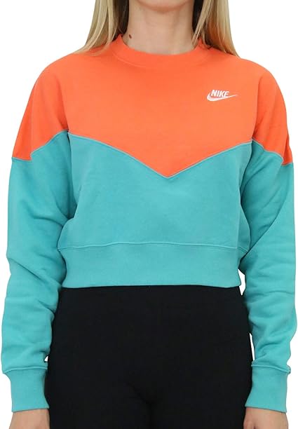 Nike women's heritage sweatshirt Clearance
