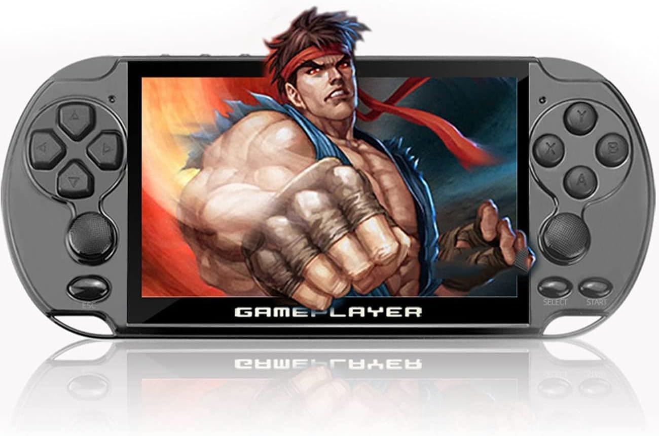 Consola De Videojuegos De 5,1 Pulgadas Y 128 bits 9000 Juegos Retro