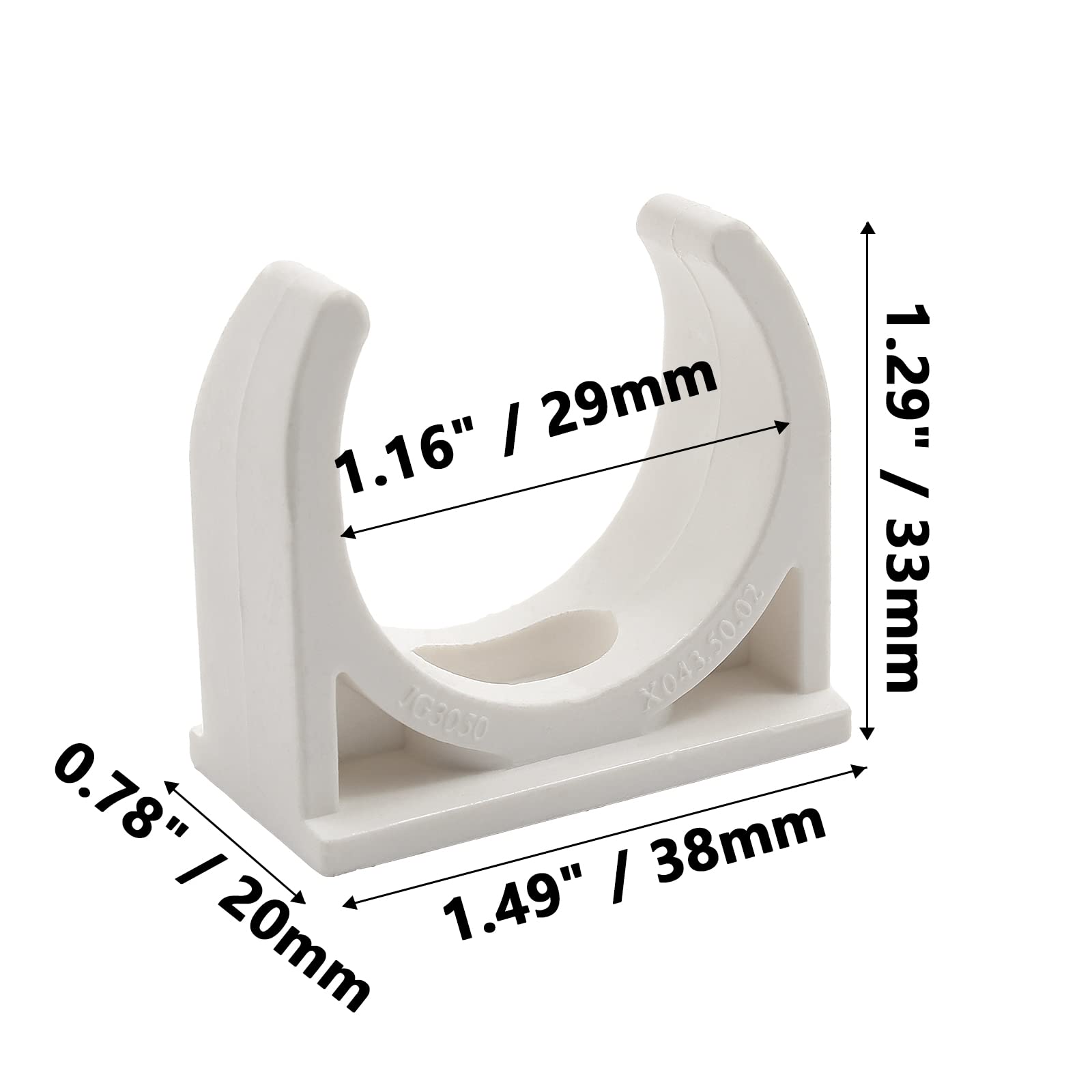 PEX Clips Pipe Clamp, Pipe Clamp For PVC Water Pipes And Tubing Hoses Plastic U Shaped Pipe Clamp Tools I.180509988 - View #9