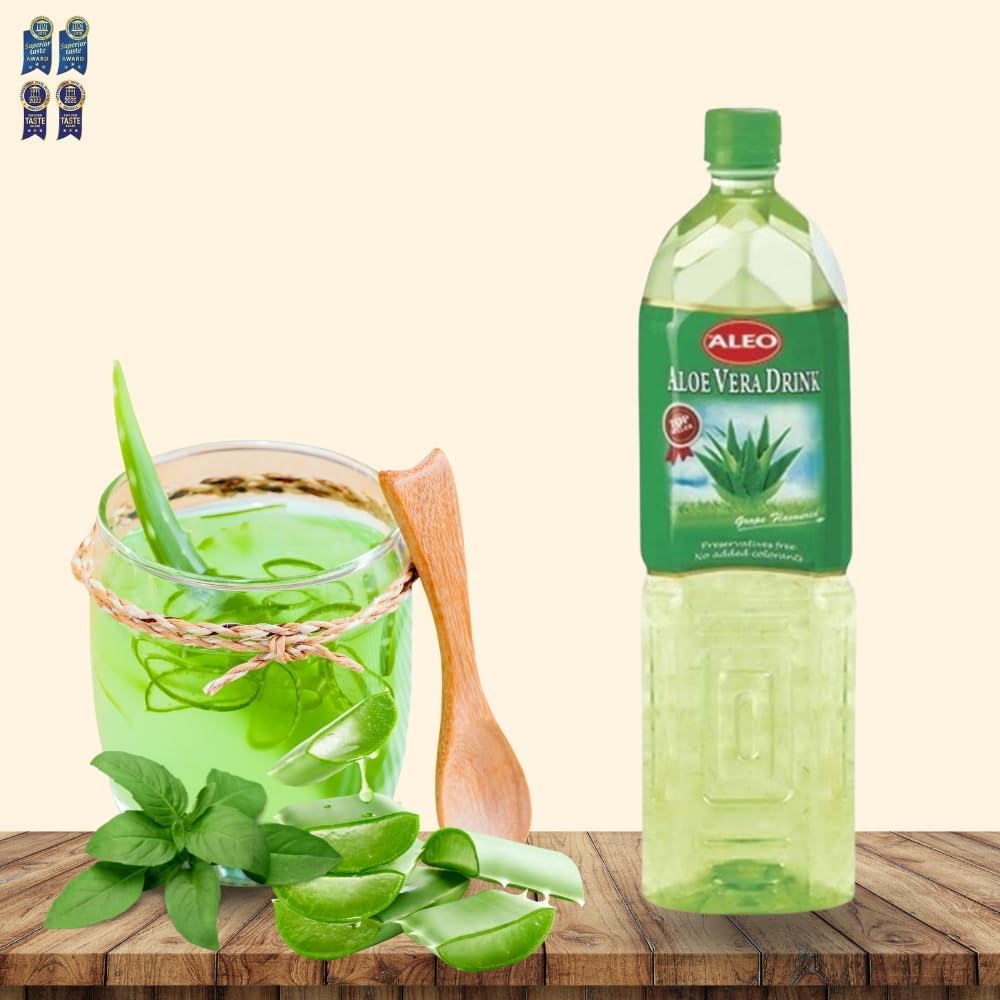 ALEO 1.5L Original Aloe Vera Drink - Natural, No Preservatives, No  Artificial Colors Superior Taste Award 2025 : Amazon.de: Lebensmittel &  Getrnke
