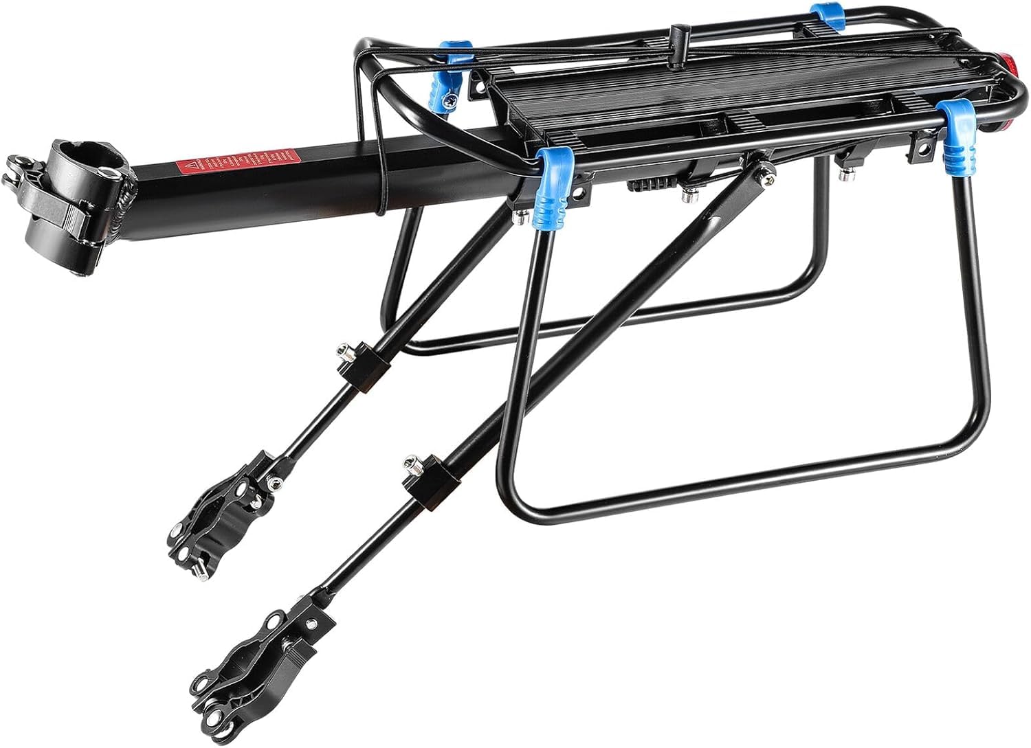 ARATERVIO Fahrrad Gepäckträger hinten für 26-29 Zoll, Fahrrad Gepäckträger mit Schnellspanner für Sattelstütze Ø25,4-31,8 mm, Stabiler Stahl Gepäckträger mit 20kg Traglast