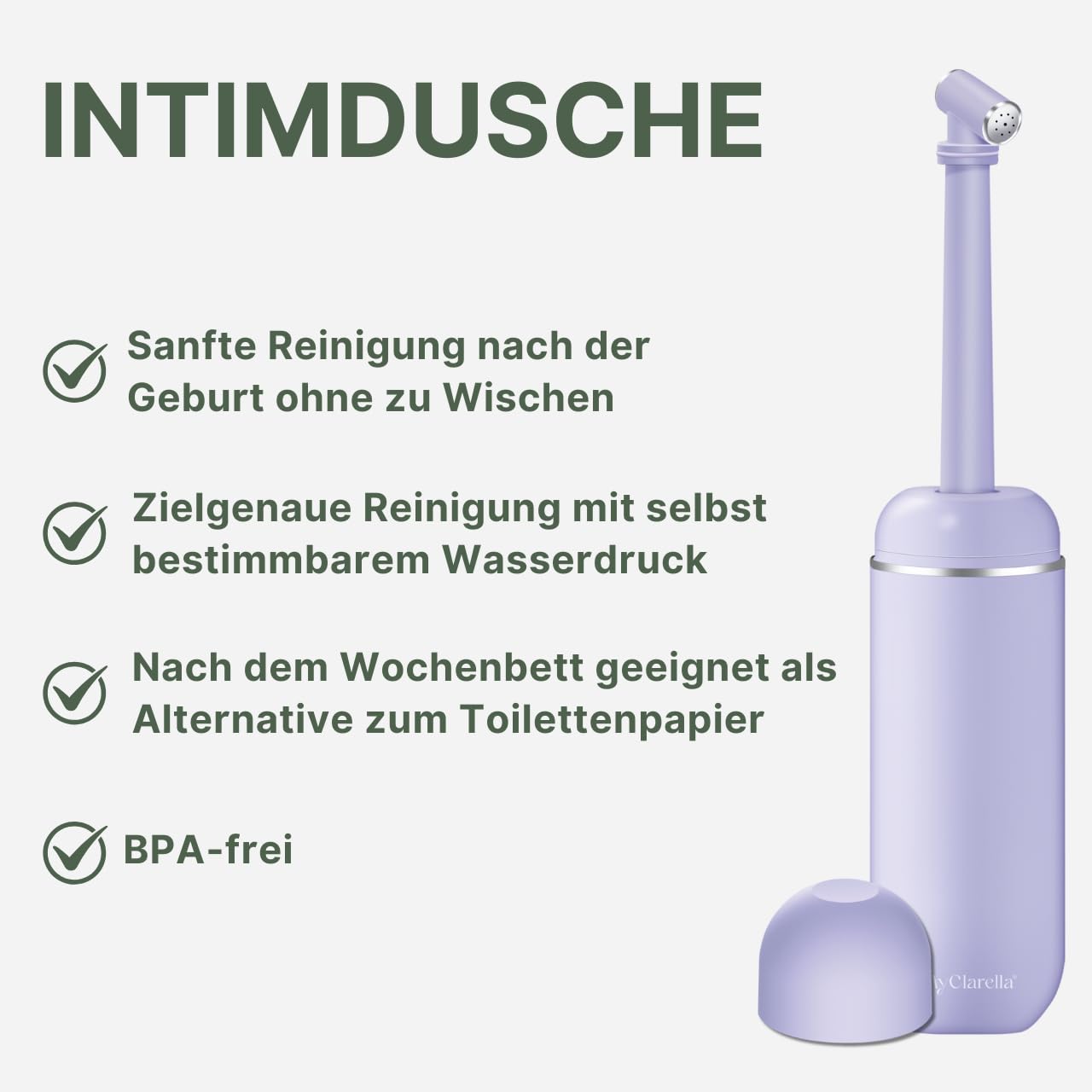 Wochenbett Geschenk Set | Pflegepaket für Neumamas nach der Geburt| Inkl. Einwegunterwäsche, extra starke Binden, Intimdusche, Brustwarzencreme, Regenerationsspray & Wochenbett Guide