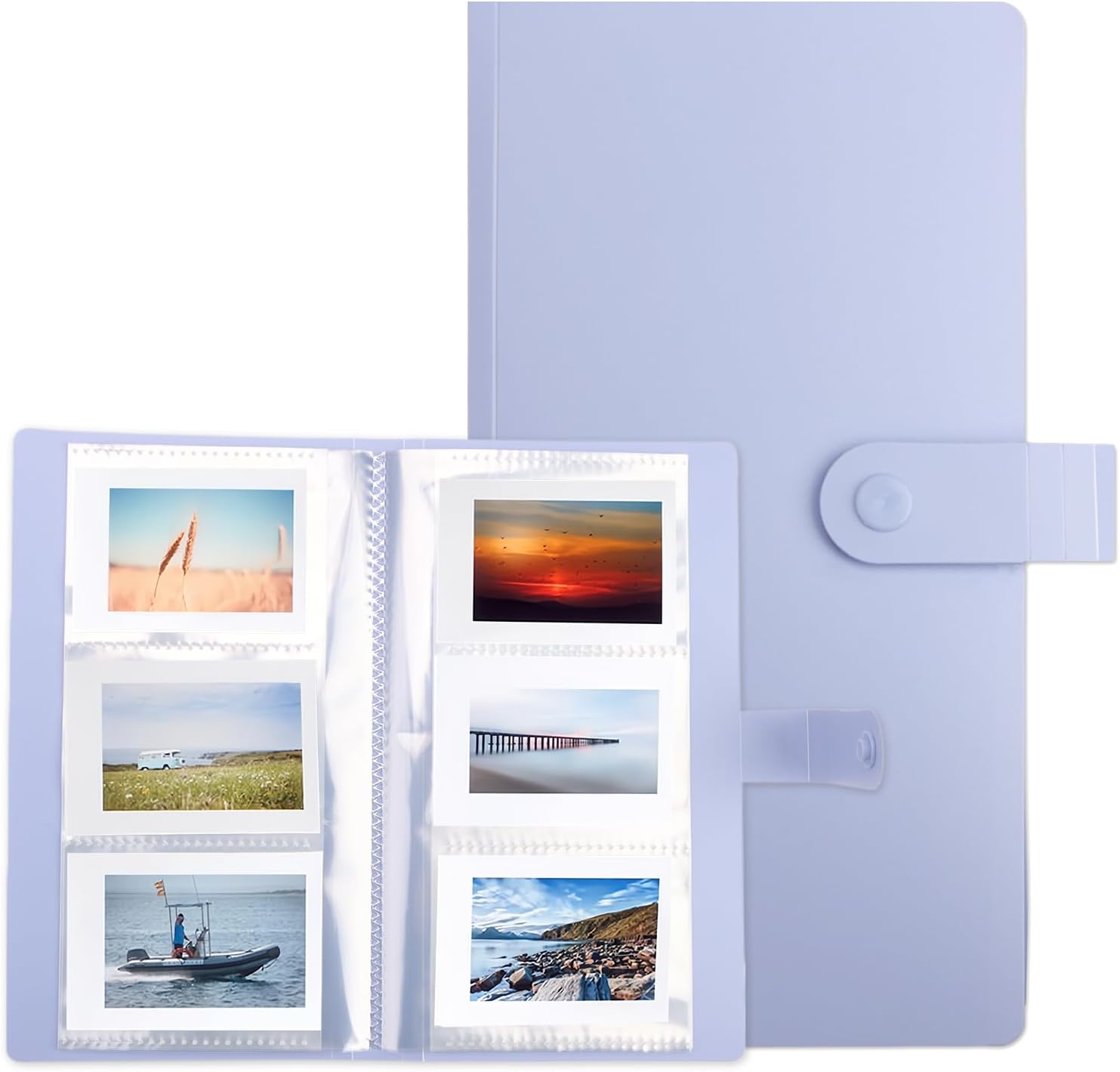 120 Pockets Mini Album 3 Inch Photo AlbumCompatible with Fujifilm Instax Mini film forInstax Mini 12/11/7+/9/Evo/40/99/Liplay, 2x3"Photo Album for Canon ivy 2 Kpop Photocard Small Travel Photo Album