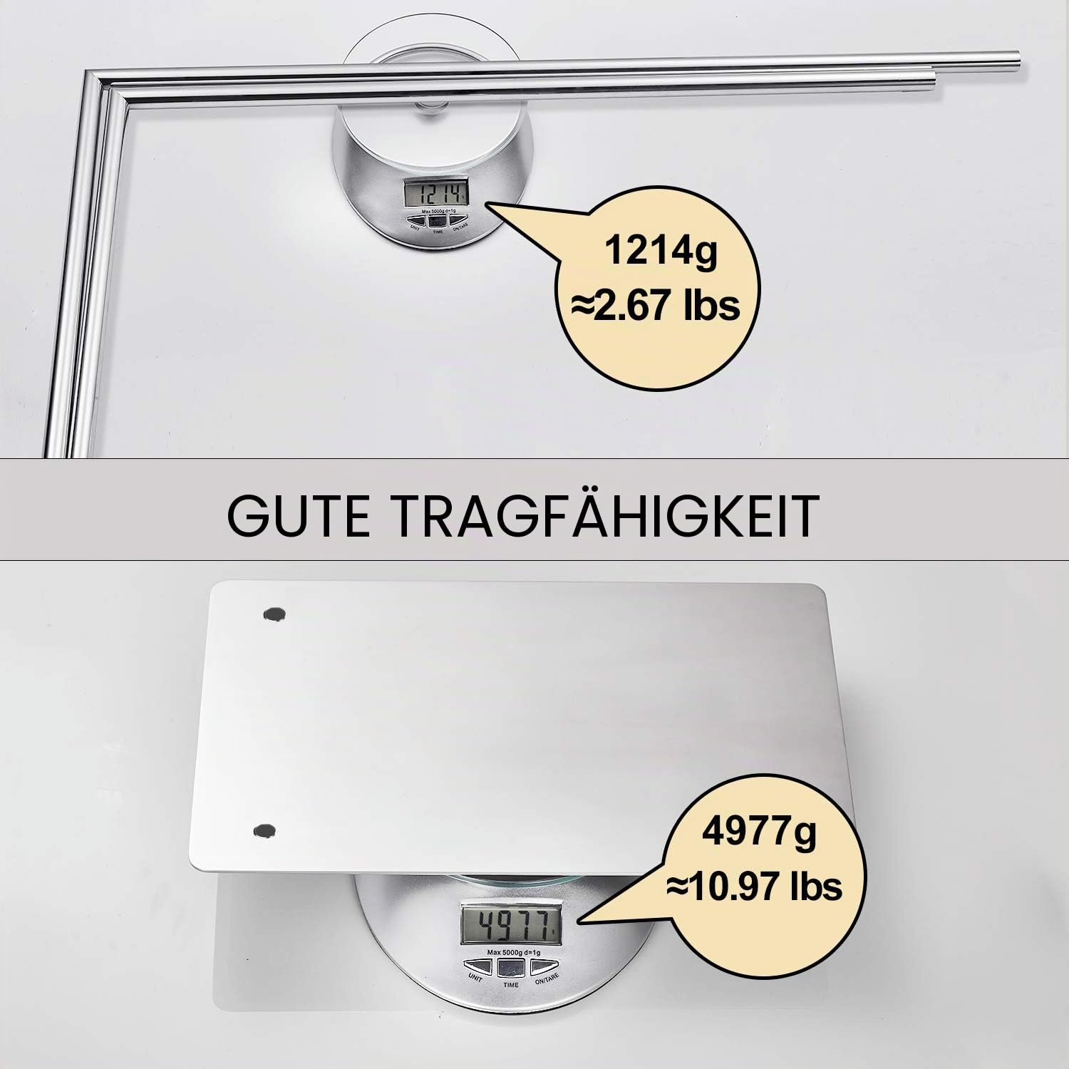Freistehende Doppel-Handtuchhalter Badaccessoires Handtuchhalter Stand auf Boden Messing Chrom